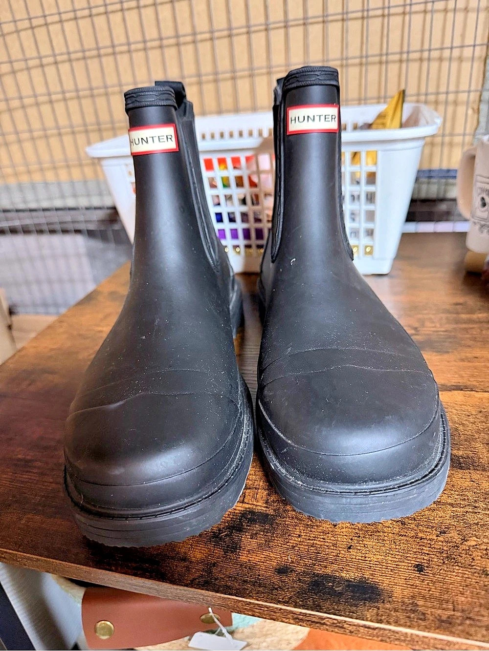 Hunter Uptown Black Ankle Boots US 11